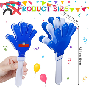 Tamburelli Personalizzati all'Ingrosso a Basso Prezzo con Bandiera di Haiti <span class=keywords><strong>per</strong></span> Tifosi di Calcio e Promozioni - Product Image 4