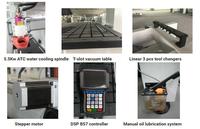 Snelle Hobby Houtbewerkingsmachine Mini Cnc 6012 Atc Boorfreesmachine Cnc Atc Router Voor Hout