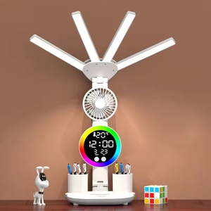 Rechargeable LED Modern Foldable <strong>Touch</strong> Control Eye Protection Reading Table <strong>Lamp</strong> for Students Bedroom Bedside Dormitory <strong>Small</strong> - Product Image 1