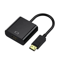 Mindpure Aktiver HDMI-zu-VGA-Adapter 1080P, HDMI-Stecker auf VGA-Buchse Konverter mit 3,5mm Audioanschluss & USB-Stromversorgung für PC-Monitor