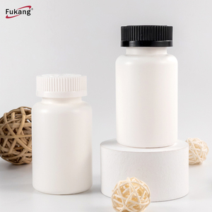 175cc PE material plastic bottle round white with child proof cap clear bottle medicine/drug/supplement/pill food bottle