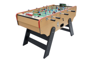 KBL-S17-22 Yellow Indoor <b>Soccer</b> <b>Table</b> Wood Frame with 9mm MDF Playfield 55in Overall Dimensions Home Use - Product Image 4