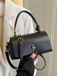 Sacs à bandoulière en cuir de haute qualité, design carré, sacs à main pour femmes avec bandoulière et sangle croisée - Product Image 4