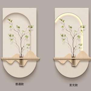 Fondo de <span class=keywords><strong>TV</strong></span> de mariposa de estilo francés, decoración de pared, lámpara de pared de madera moderna para comedor de gama alta, pared verde antigua Feng Shui - Product Image 5