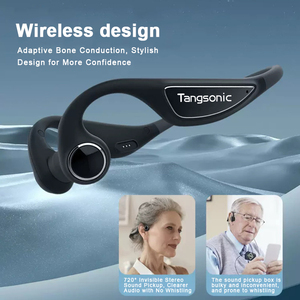 Audífonos Personalizados Bestnews A100 <span class=keywords><strong>para</strong></span> Personas Mayores - Batería Recargable, Tecnología Digital de 16 Canales, Conducción Ósea, Cancelación de Ruido - Product Image 5
