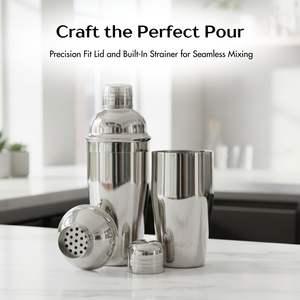 Coctelera de Acero Inoxidable de 750 ml con Logotipo Personalizado para Margaritas, Martini y Otras Bebidas - Product Image 3