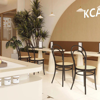Comptoir de Bar Personnalisé pour Boulangerie, Pâtisserie, Café, Vitrine en Verre avec Éclairage LED pour Magasin de Pâtisserie, Solution Complète de Agencement