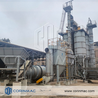 Ligne de production de mortier sec au charbon de bois CORINMAC avec machine de criblage pour carreaux de céramique et machine à adhésif pour mortier haute température