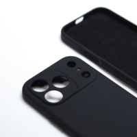 Anneau d'appareil photo en aluminium personnalisé OEM avec étui en silicone liquide étui de téléphone magnétique aux couleurs antichoc pour iPhone 17 Pro Max