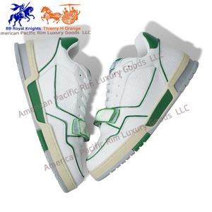 Zapatillas de Baloncesto Vintage de Lujo, Zapatillas Deportivas de Piel de Alta Calidad para Caminar, Correr y Patinar, con Cordones, para Hombre, Nuevas - Product Image 4