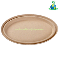Assiettes à dîner écologiques jetables, écologiques, boîte à aliments avec couvercle, 2 compartiments