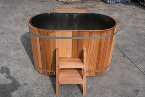 Récupération du bain de glace Caisse en bois de baignoire de glace écologique avec refroidisseur et filtre plongeant à froid 1Hp - Product Image 6