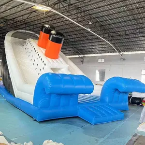 Hấp dẫn thương mại Inflatable tàu cướp biển Inflatable tàu cướp biển khô ướt trượt cho người lớn/trẻ em
