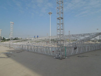 SGAIER F34 Estructura de armazón de aluminio personalizable y luces de escenario para exhibiciones