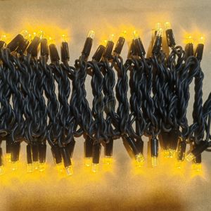 Ip65 Không Thấm Nước Ngoài Trời Trang Trí Cây Cổ Tích Cáp Màu Đen 10M 100 Đèn LED Cao Su Chuỗi Lights Cho Giáng Sinh Kỳ Nghỉ Đảng Wedding - Product Image 3