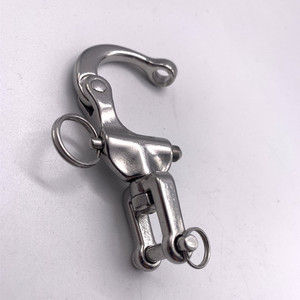 Thuyền Neo còng mùa xuân AISI 304 316 thép còng Hàm xoay <span class=keywords><strong>Snap</strong></span> còng - Product Image 4