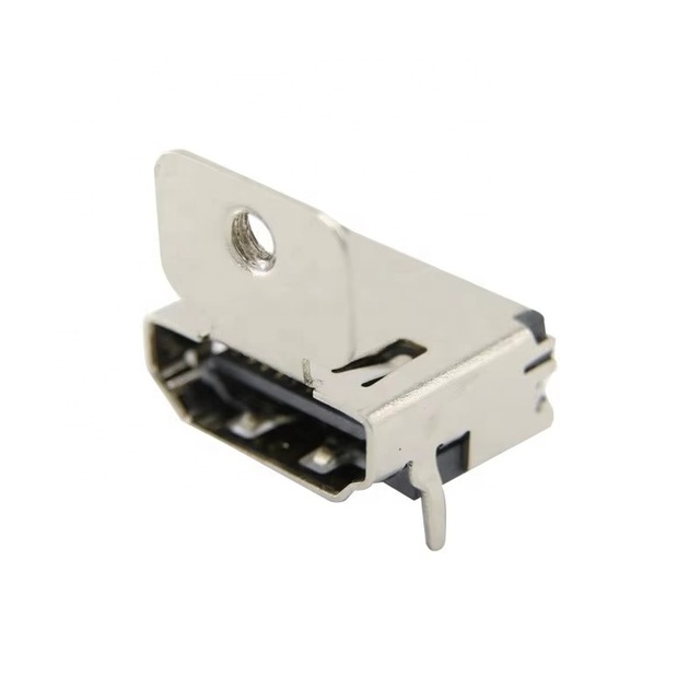 QQX for Type a Female 19-Pin Vertical DIP PCB Connector with Single Fixing Ear & M3 Screw Hole 1000pcs/reel
