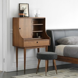 Nordic Solid Wood Dressing Table & Makeup <b>Desk</b>-Vintage Retro <b>Simple</b> Design for Adults - Product Image 2