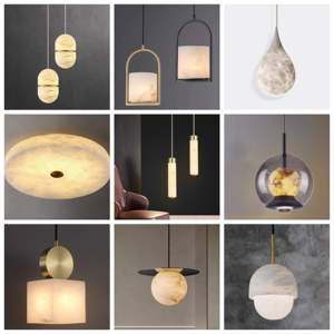 新しい北欧LEDモダン大理石照明ホテルリビングルームライトレストランシャンデリア屋内室内階段ランプライト - Product Image 6