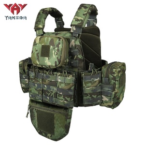 Yakeda <span class=keywords><strong>600D</strong></span> poliestere CP Chaleco Tactico piatto ponderato trasportino nero giubbotti tattici Colete Tatico per difesa personale - Product Image 4