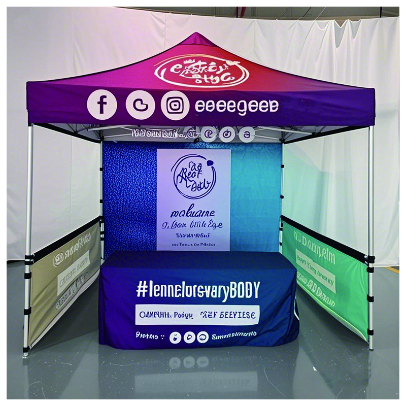 Free Design Service for Trade Show Tents - Folding Aluminum Frame Pop up Canopy Tent with Custom Print Shelter
