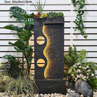 Fontaines d'eau en marbre, humidificateur, cascade de jardin pour l'extérieur, décoration intérieure et extérieure, pour l'entrée principale