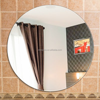Miroir mural en verre sans cadre de 3 mm, 4 mm, 5 mm d'épaisseur pour la décoration de la salle de bain