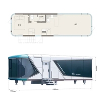 Capsule spatiale préfabriquée de luxe moderne épaissie avec système intelligent pour usage hôtelier et maison conteneur habitable – Vente en gros