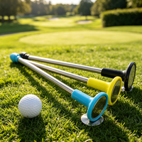 Alat Bantu Latihan Golf Alignment Rods Lie Angle Swing, Indikator Arah Tongkat Golf, Alat Koreksi Ayunan Chip Shot