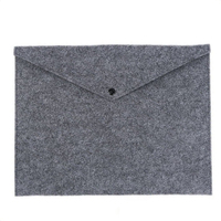 Classeur A4 en feutre transfrontalier Porte-fichiers en feutre Sac cadeau à bouton-pression Sacs en papier feutre Sacs en papier A4 logo personnalisé