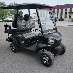 Новая китайская тележка для гольфа 90 км, электрический гольф-багги, 6 мест, 2x2, уличный легальный мини-автомобиль для продажи на открытом воздухе - Product Image 5