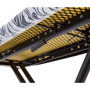 Tabla de Planchar MILENYUM con Recubrimiento de Polvo Blanco, Altura Ajustable, Marco Metálico, Superficie de Plástico Plegable, Uso Doméstico en Armarios, Turquía - Product Image 3