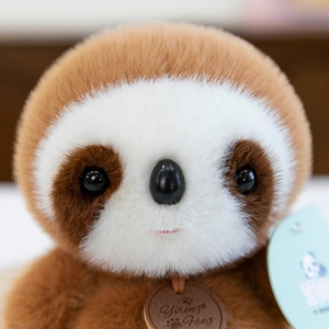 Nuove bambole animali simpatici conigli panda rossi bradipi volpi pinguini peluche morbidi da utilizzare nelle macchine per bambole - Product Image 3