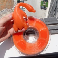 Filament PLA pour impression 3D, couleur changeante, orange canard rôti (effet soleil)