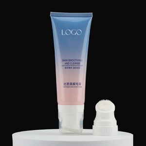 Tube vide personnalisable de 15g pour crème contour des yeux avec tête de brosse en silicone et capuchon en acrylique – Emballage souple pour produits cosmétiques et soins de la peau (vente en gros) - Product Image 5