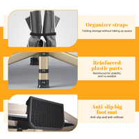 Lit de camping simple moderne en promotion, pliable et portable avec cadre en aluminium/acier pour dormir