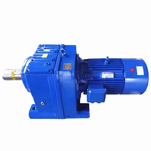 RF Helical gear motor R87 R97 pengurang kecepatan gearbox / gear box