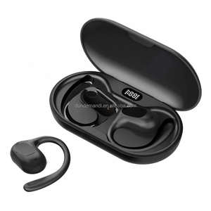 Auricolari da gioco wireless Bluetooth, cuffie sportive con custodia di ricarica per corsa e allenamento, neri - Product Image 5