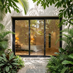 <span class=keywords><strong>Rail</strong></span> de <span class=keywords><strong>porte</strong></span> <span class=keywords><strong>coulissante</strong></span> en alliage d'aluminium Lukliving, design moderne fini <span class=keywords><strong>pour</strong></span> l'extérieur - Product Image 1