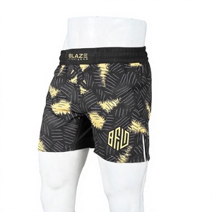 Shorts de Grappling MMA Sublimados Personalizados, Unisex, Transpirables, de Secado Rápido, Spandex/Poliéster 220g, Alta Calidad, Venta al Por Mayor - Product Image 1