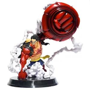 Toptan bir Pieced serisi Anime yeni ve eski dört imperors rezonans Supernova Luffy el ofis heykeli modeli süsler oyuncak