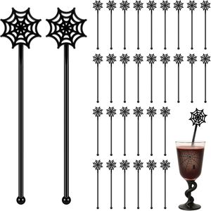 Agitador de Bebidas Acrílico de Bruja de Halloween, Varillas Mezcladoras, Decoración para Copas de Vino, Fiesta de Otoño, Venta al por Mayor - Product Image 6