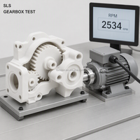 Carcasa de Caja de Cambios de Nylon PA12 Impresa en 3D con SLS, Prototipo Funcional, Sinterización Láser Selectiva, Caja de Cambios Automática Personalizada OEM