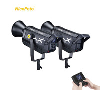 NiceFoto LV-6000B 600W Éclairage LED continu professionnel pour vidéo, équipement d'éclairage de studio photographique pour le tournage