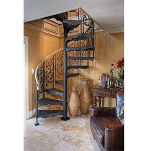 Escaleras Espirales Modernas Tanlong, Diseño de Escalera de Hierro Forjado, Escalera Espiral de Hierro Forjado para Interiores - Product Image 3