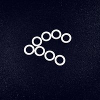 Vente en gros directe d'usine Joints toriques en silicone de différentes couleurs Joints en caoutchouc EPDM/NBR/FFKM blancs-Produit de haute qualité