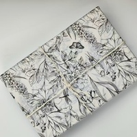 Papier d'emballage cadeau écologique en gros, haute qualité, imperméable, recyclable, imprimé, personnalisé avec votre LOGO, pour fleurs et vêtements