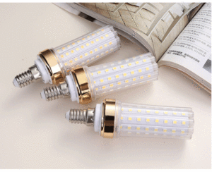 Bombilla LED superbrillante, lámpara de ahorro de energía tipo maíz, E27 E14, 12W, para el hogar, sala de estar, dormitorio, luz blanca cálida regulable. - Product Image 4
