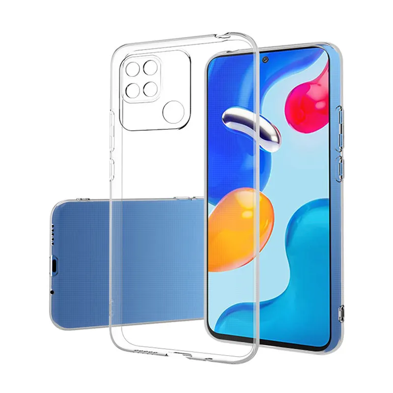 For Redmi 10C Case Ultra Thin Clear Transparent Soft Shockproof Cover for Xiaomi Redmi 10 10A NOTE11 11S 4G PRO POCO M4 X4 F3 GT