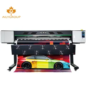 Impresora uv de poliestireno para interiores y exteriores, máquina de impresión personalizada de 1,8 metros con cabezal xp600, eco solvente